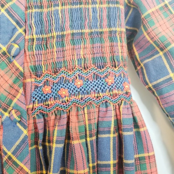 Sophie Dess Creations Paris Plaid Vintage Dress 6X/7 - Picture 6 of 12